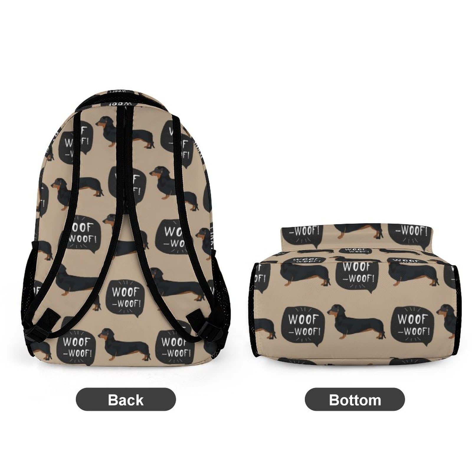 Amazon.co.jp: リュックサック ダックスフンド 犬柄 子供リュック